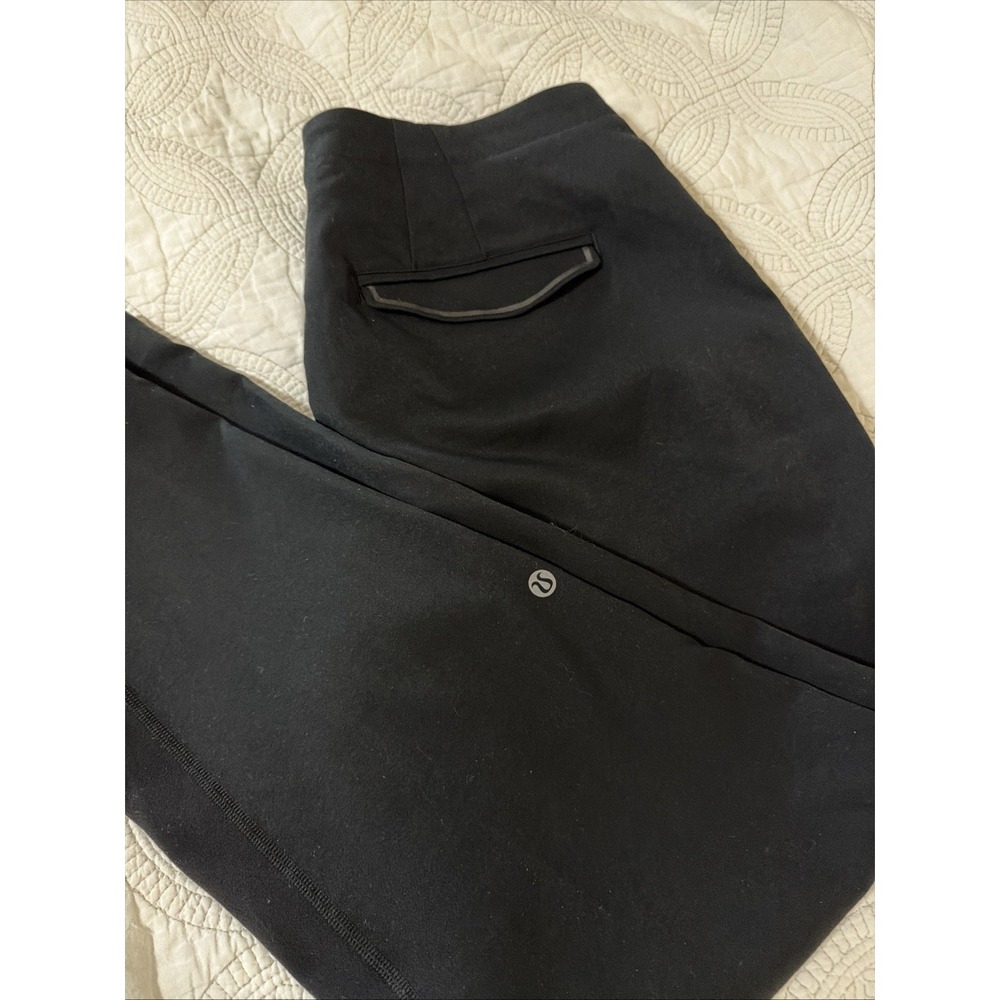 lululemon athletica Black Track Pants with Back Pocket